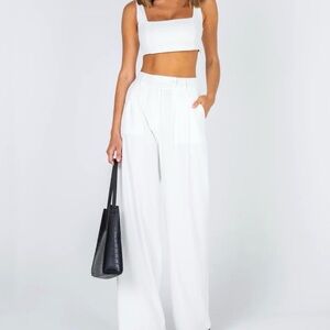 Princess Polly Huxley Set - Bright White / Size 4